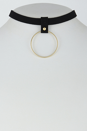 Daily Solid Choker With Thin Circle 6HAC1